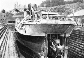 THE CHAIN OF BUCKETS in a bucket dredger