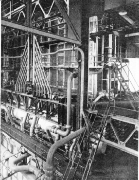 THE BOILER INSTALLATION at Battersea Power House