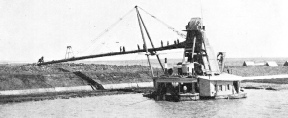 SAND DREDGING IN THE SUEZ CANAL