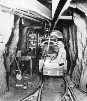 AT THE 1,250-FEET LEVEL in Hollinger Mine