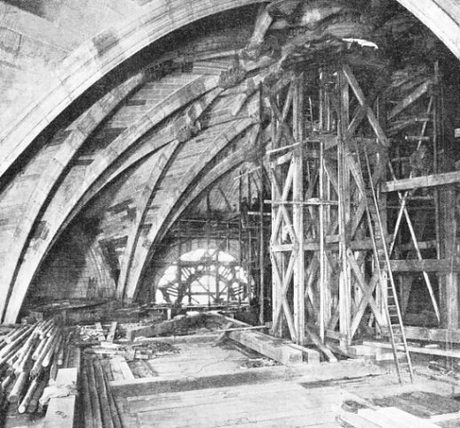 BUILDING THE TOWER VAULT, Liverpool Cathedral