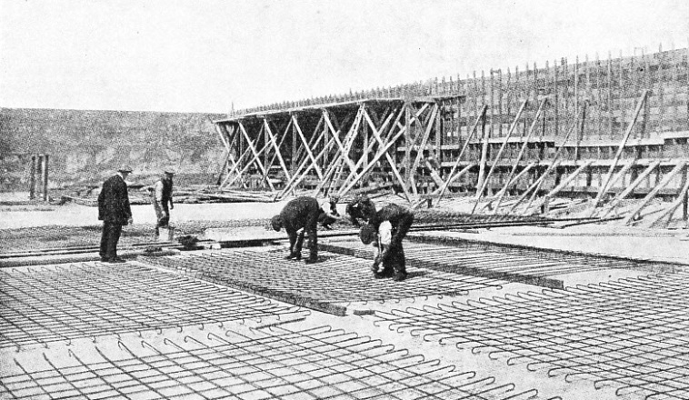 Reinforced Concrete Reservoir Being Built