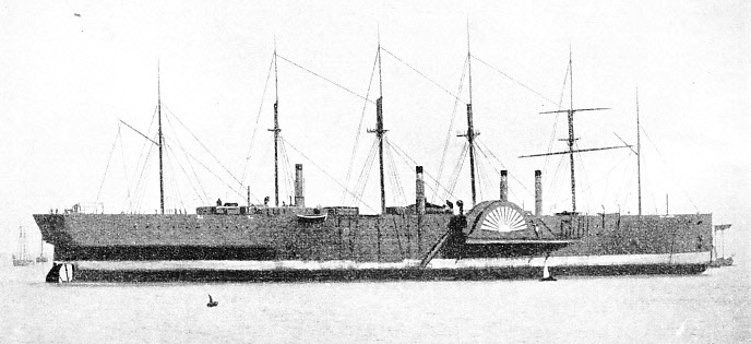 the famous Great Eastern was designed by I. K. Brunei and launched in 1858
