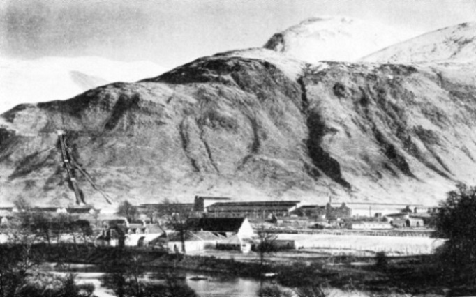 the power station and aluminium factory under the flank of Ben Nevis