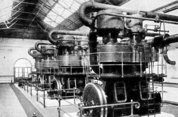TWO-CRANK STEAM-DRIVEN AIR COMPRESSORS in the Horden Colliery