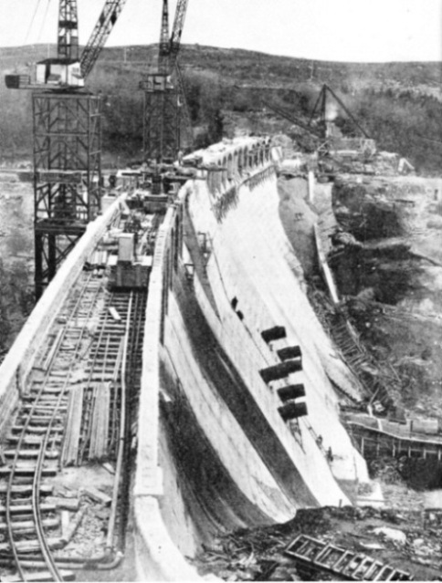 ACROSS THE RIVER SPEAN was built the Laggan Dam