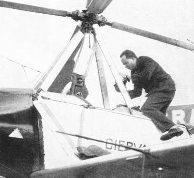 INVENTOR OF THE AUTOGIRO AIRCRAFT, Senor Don Juan de la Cierva