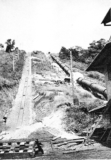 PIPE LINE AND HAULAGE TRACK for the Pangani Falls power scheme