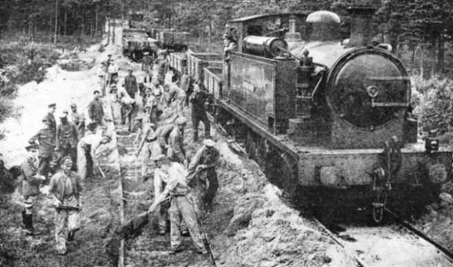 RAILWAY ENGINEERING is an important activity of the Royal Engineers