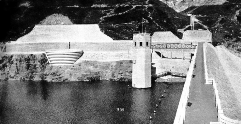 THE OVERFLOW OPENING of the Shing Mun Dam Hong Kong