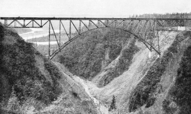 HURRICANE GULCH BRIDGE, on the Alaska Railroad