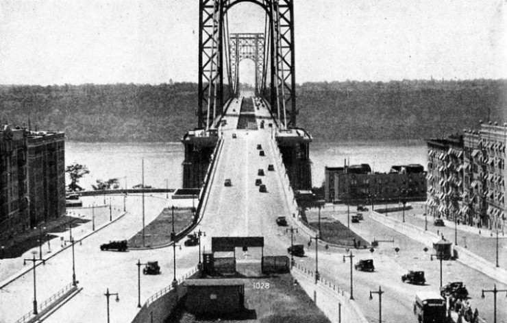 THE MANHATTAN SIDE approaches to the George Washington Bridge 