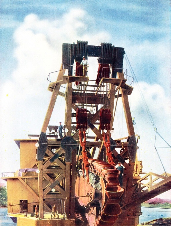 One of the Largest Gold Dredges Operating